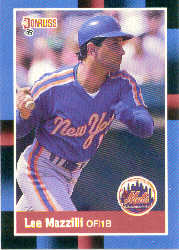 1988 Donruss Baseball Cards    614     Lee Mazzilli SP